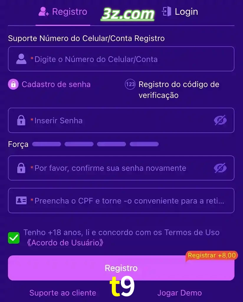 bonus de cadastro imediato